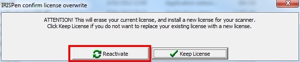 Go to the start menu > All programs > IRISpen 7 > Launch Validate Activation or C:Program Files(x86)IRISPen7BinActivateProduct.exe